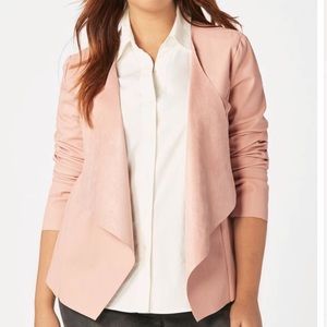 JustFab Pink Faux leather jacket
